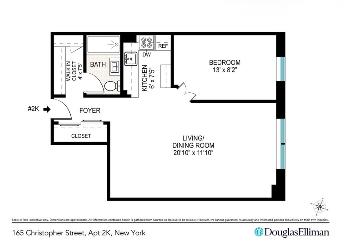 Photo for  165 Christopher Street  - 650 WASHINGTON STREET Cooperative in West Village, Manhattan