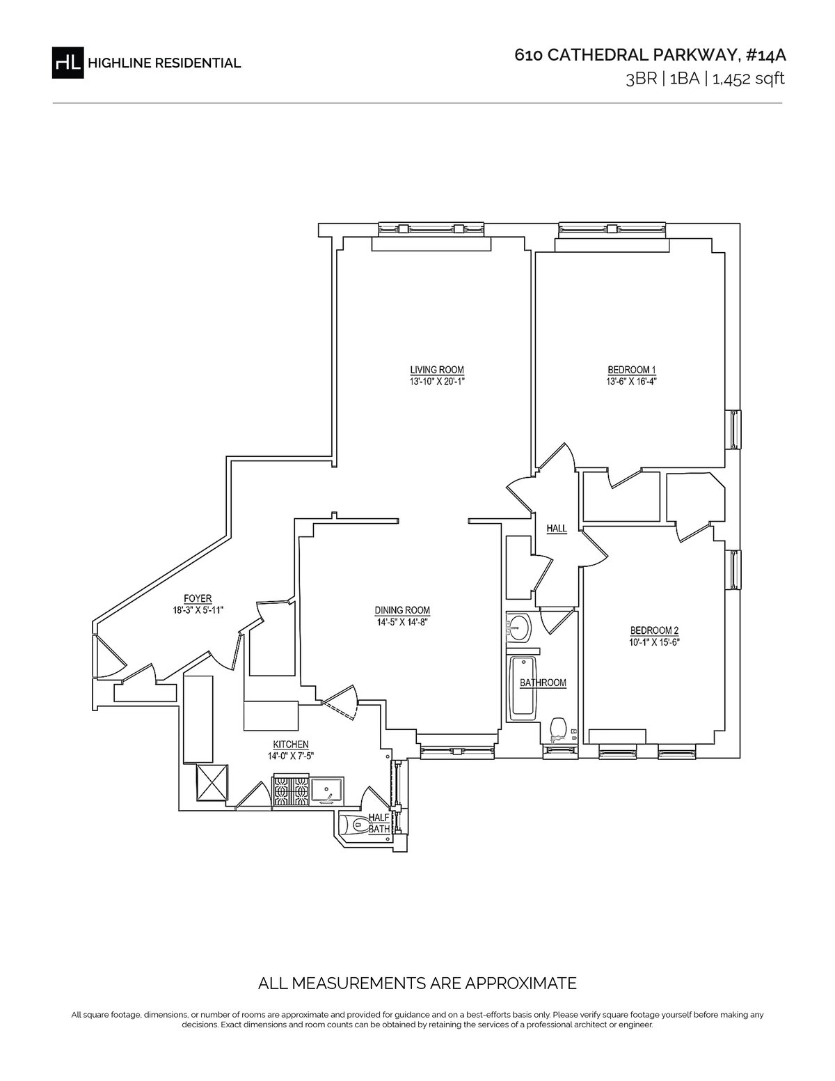 Photo for 610 West 110th - 608 Cathedral Parkway Condominium in Morningside Heights, Manhattan