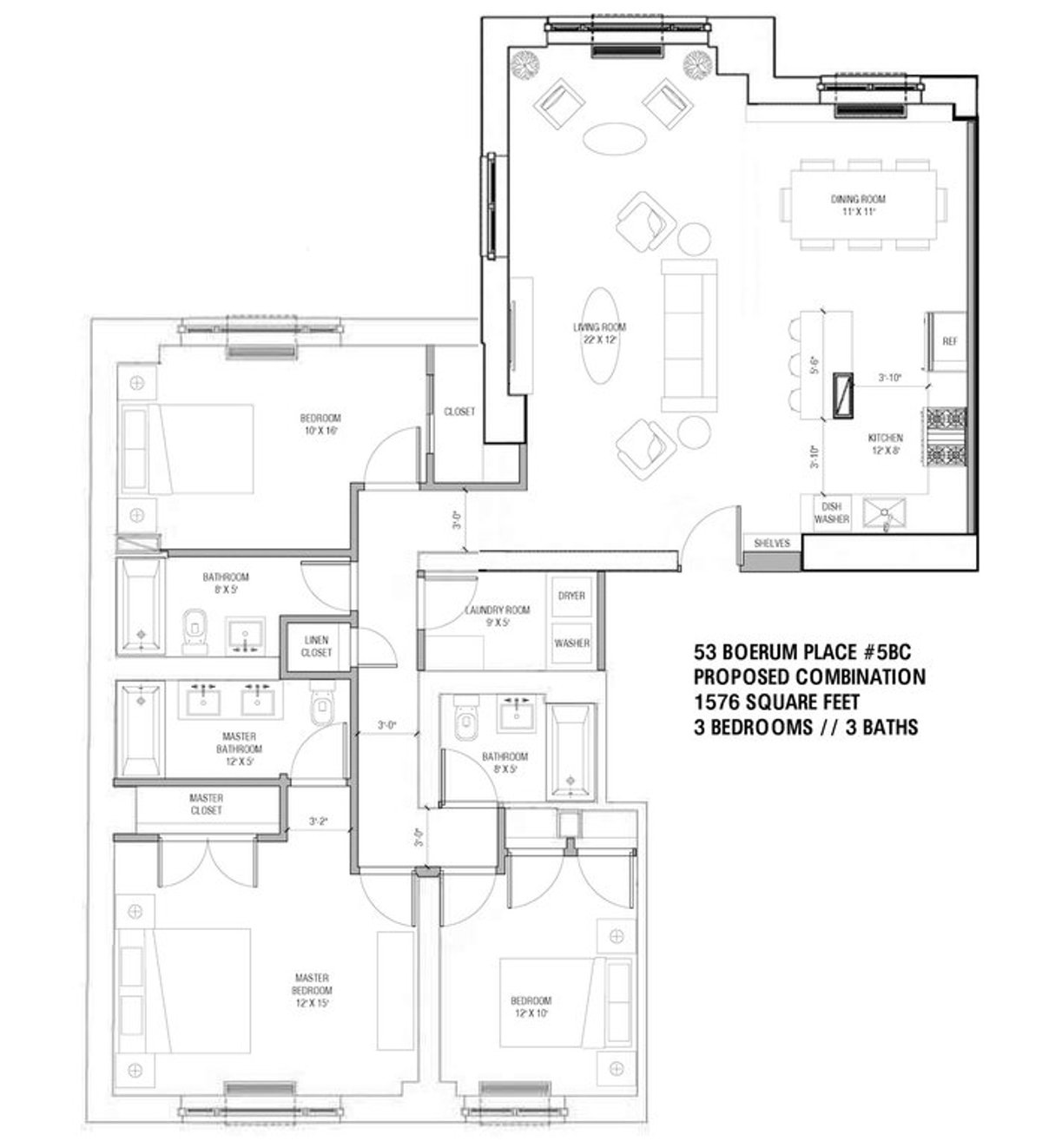 Photo for Boulevard East - 53 Boerum Place Condominium in Boerum Hill, Brooklyn