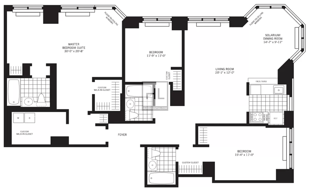 Photo for Tribeca Tower - 105 Duane Street Rental Building in Tribeca, Manhattan