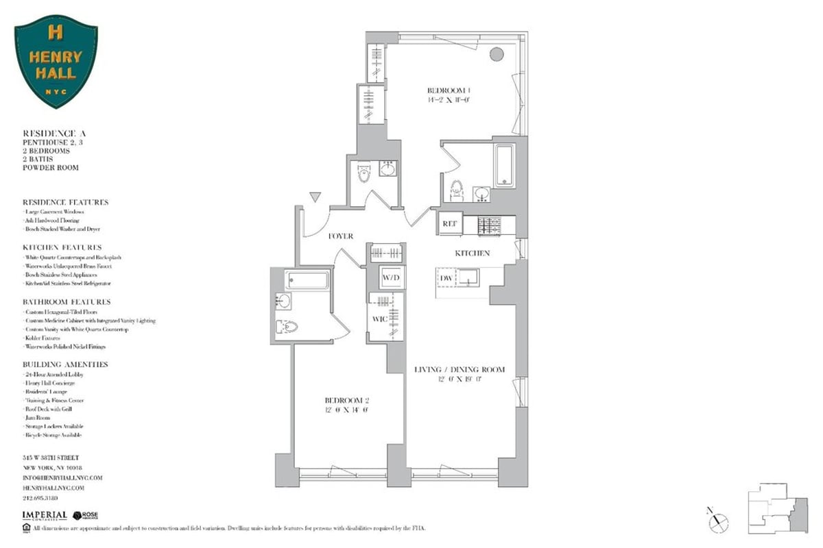 Photo for Henry Hall - 509 West 38th Street Condominium in , Manhattan
