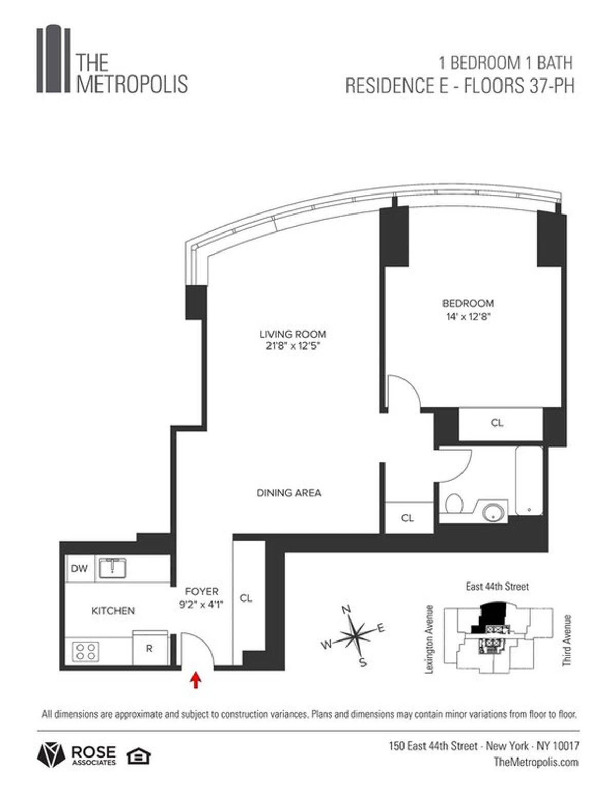 Photo for The Metropolis - 150 East 44th Street Rental Building in Turtle Bay, Manhattan