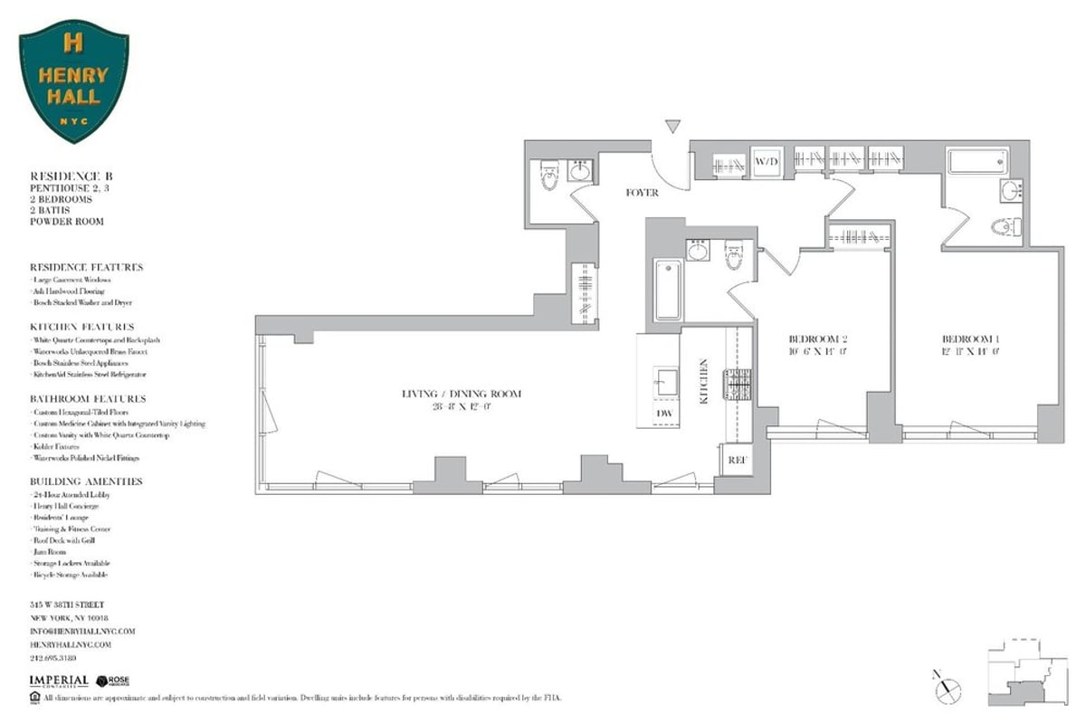 Photo for Henry Hall - 509 West 38th Street Condominium in , Manhattan