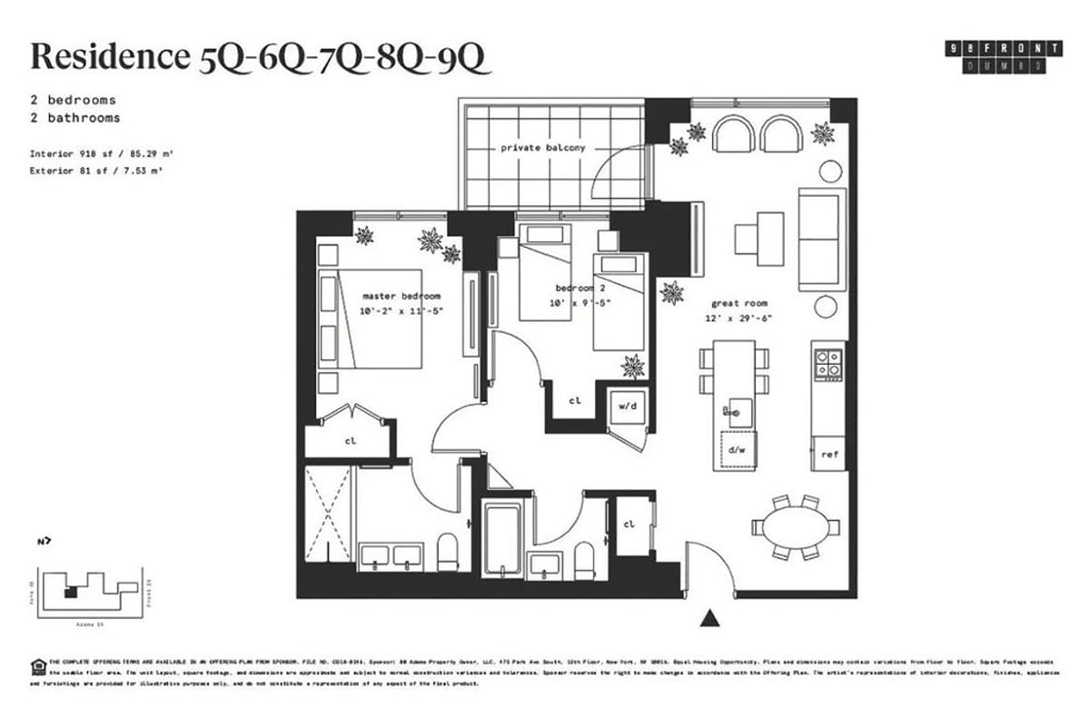 Photo for 98 Front - 98 Front Street Condominium in DUMBO, Brooklyn