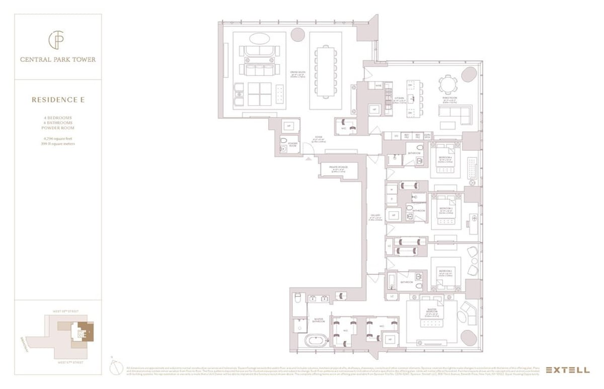 Photo for Central Park Tower - 217 West 57th Street Condominium in Midtown, Manhattan