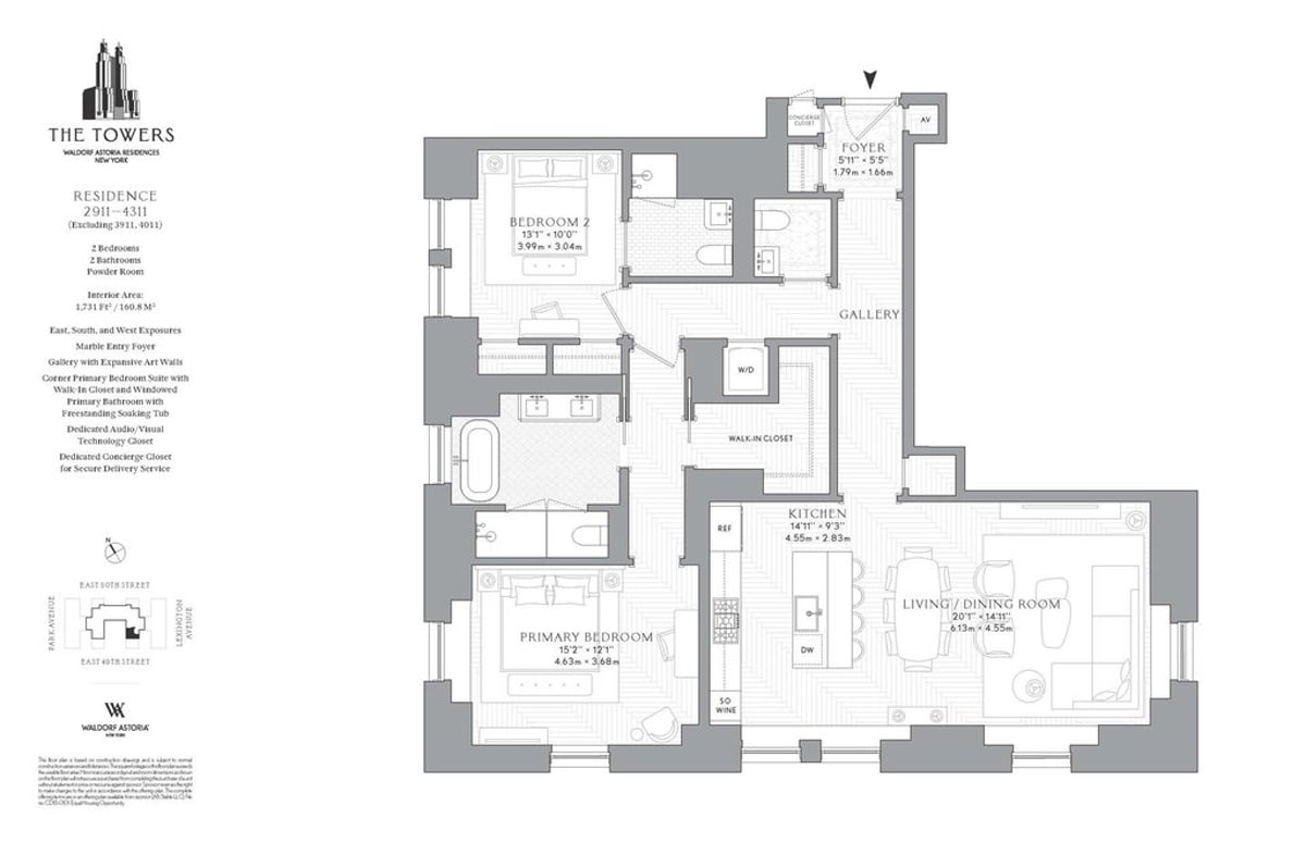 Photo for The Towers of the Waldorf Astoria - 305 Park Avenue Condominium in Midtown, Manhattan