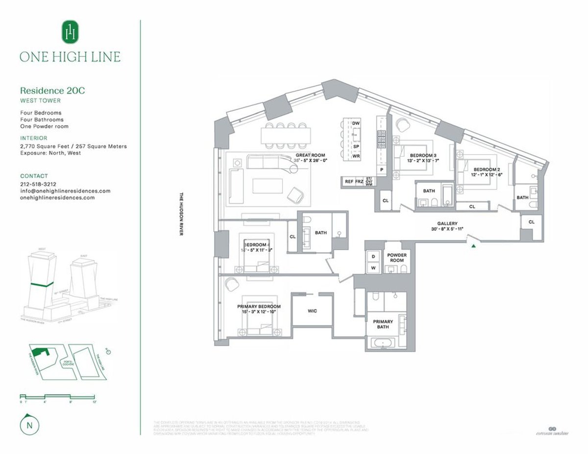 Photo for One High Line Residences - 500 West 18th Street Condominium in Chelsea, Manhattan