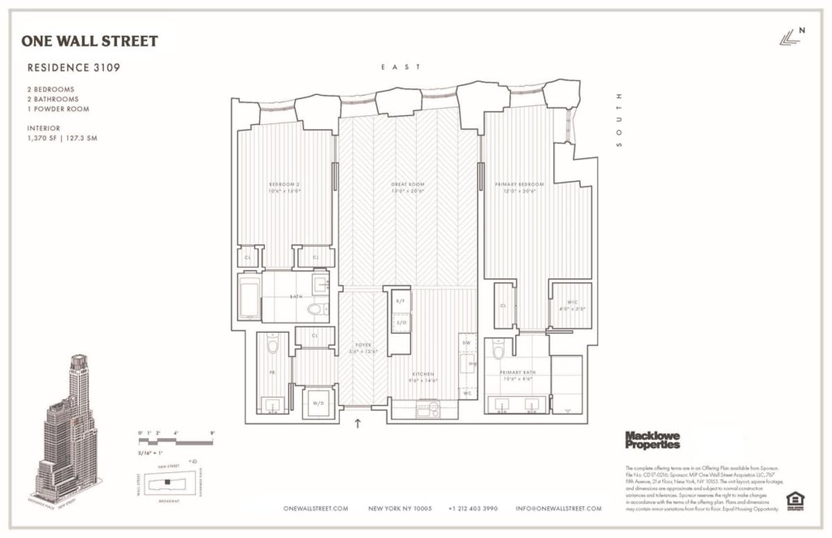 Photo for One Wall Street - 99-101 Wall Street Condominium in Financial District, Manhattan