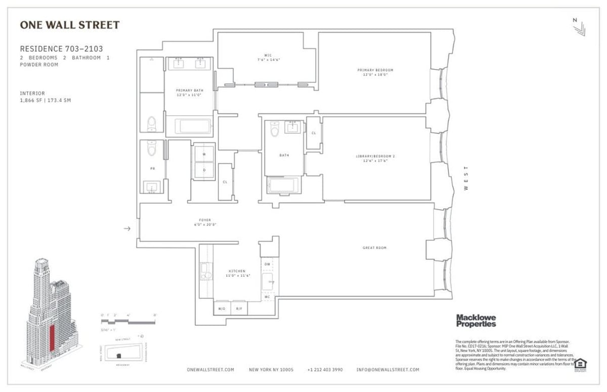 Photo for One Wall Street - 99-101 Wall Street Condominium in Financial District, Manhattan