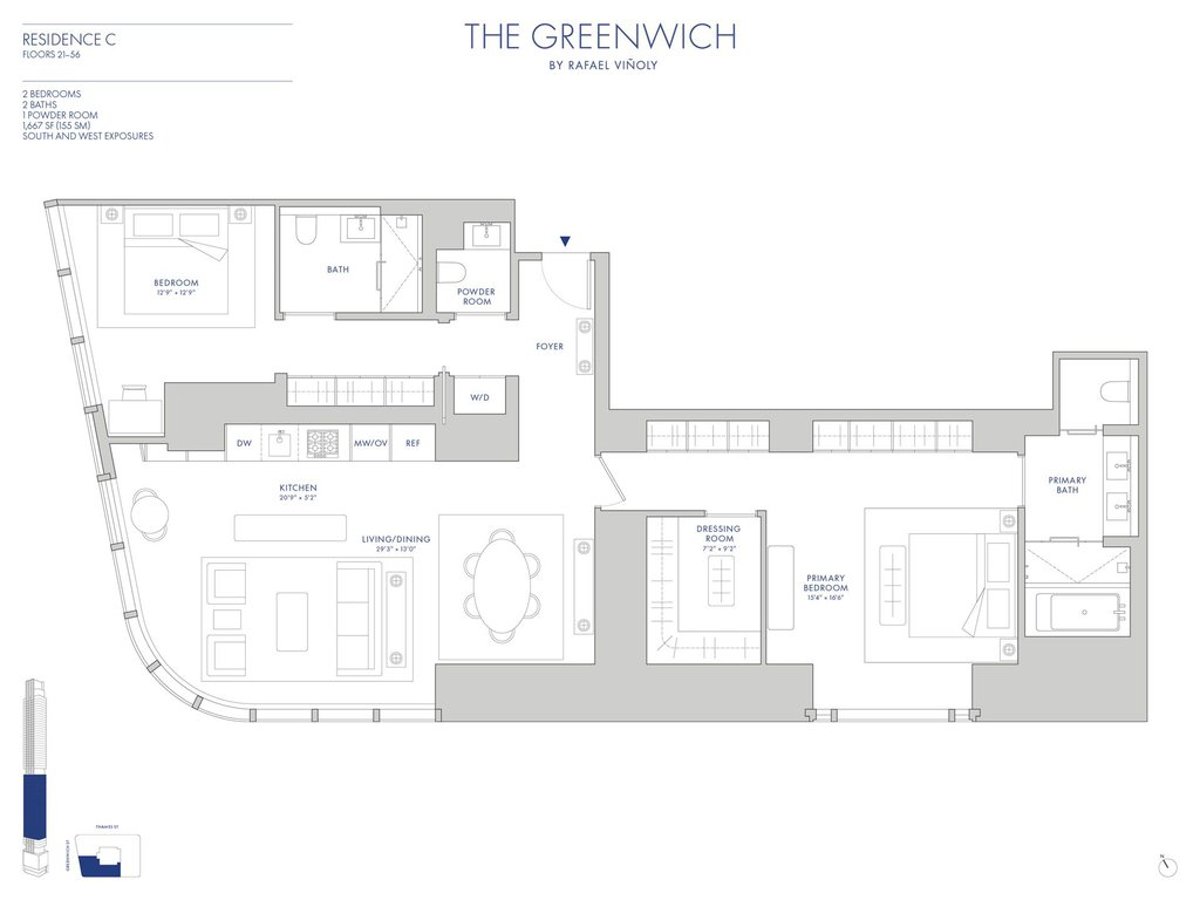 Photo for The Greenwich - 125 Greenwich Street Condominium in Financial District, Manhattan