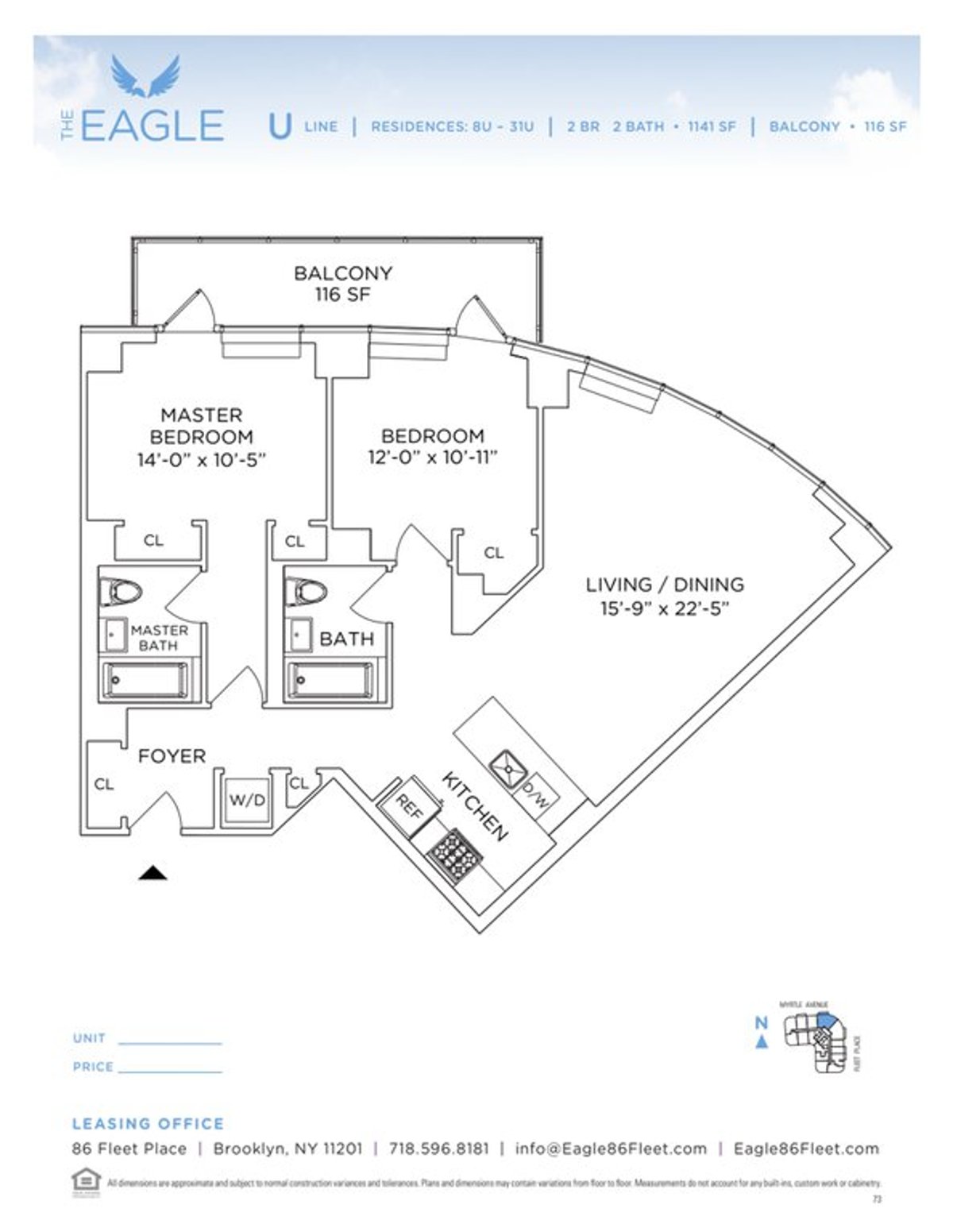 Photo for The Eagle - 86 Fleet Place Rental Building in Fort Greene, Brooklyn