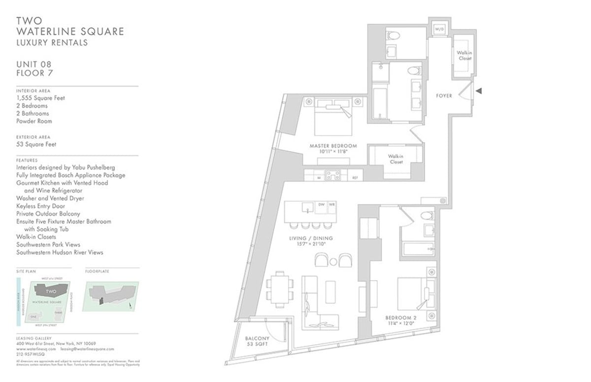 Photo for Two Waterline Square - 400 West 61St Street Condominium in Upper West Side, Manhattan