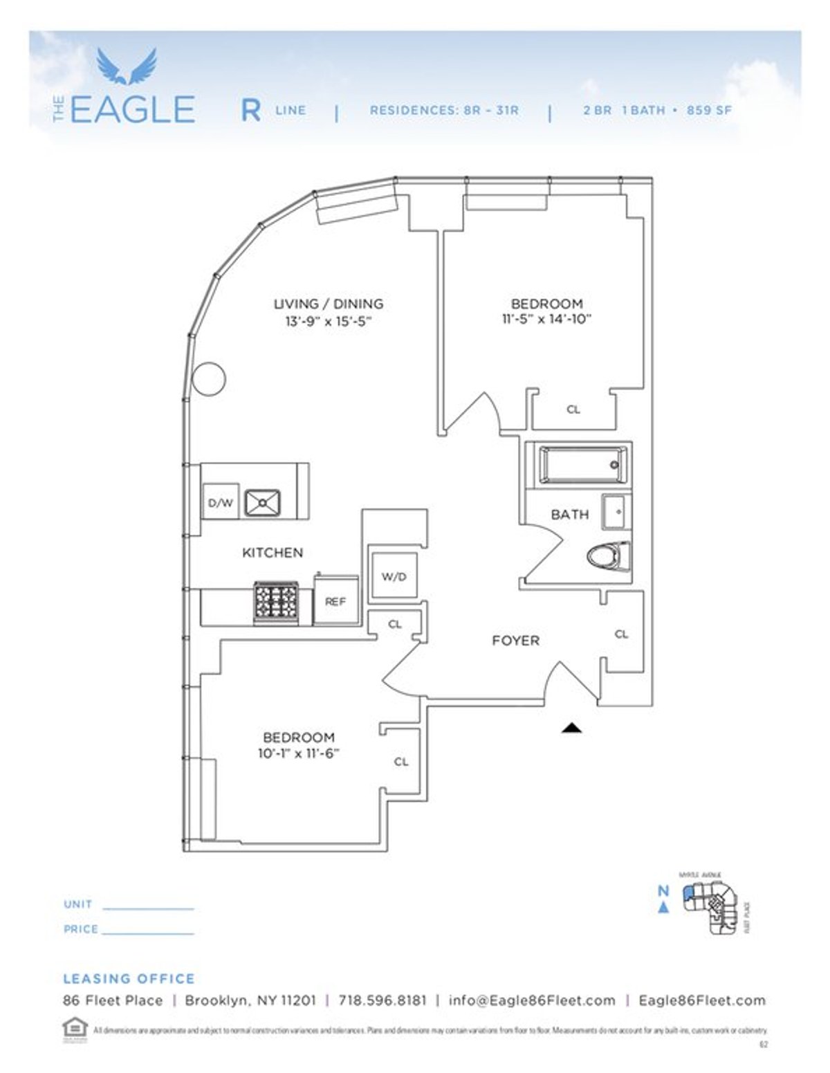 Photo for The Eagle - 86 Fleet Place Rental Building in Fort Greene, Brooklyn