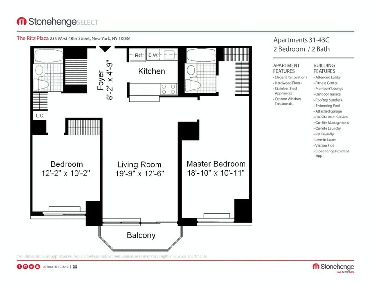 Photo for The Ritz Plaza - 235 West 48th Street Rental Building in Midtown West, Manhattan