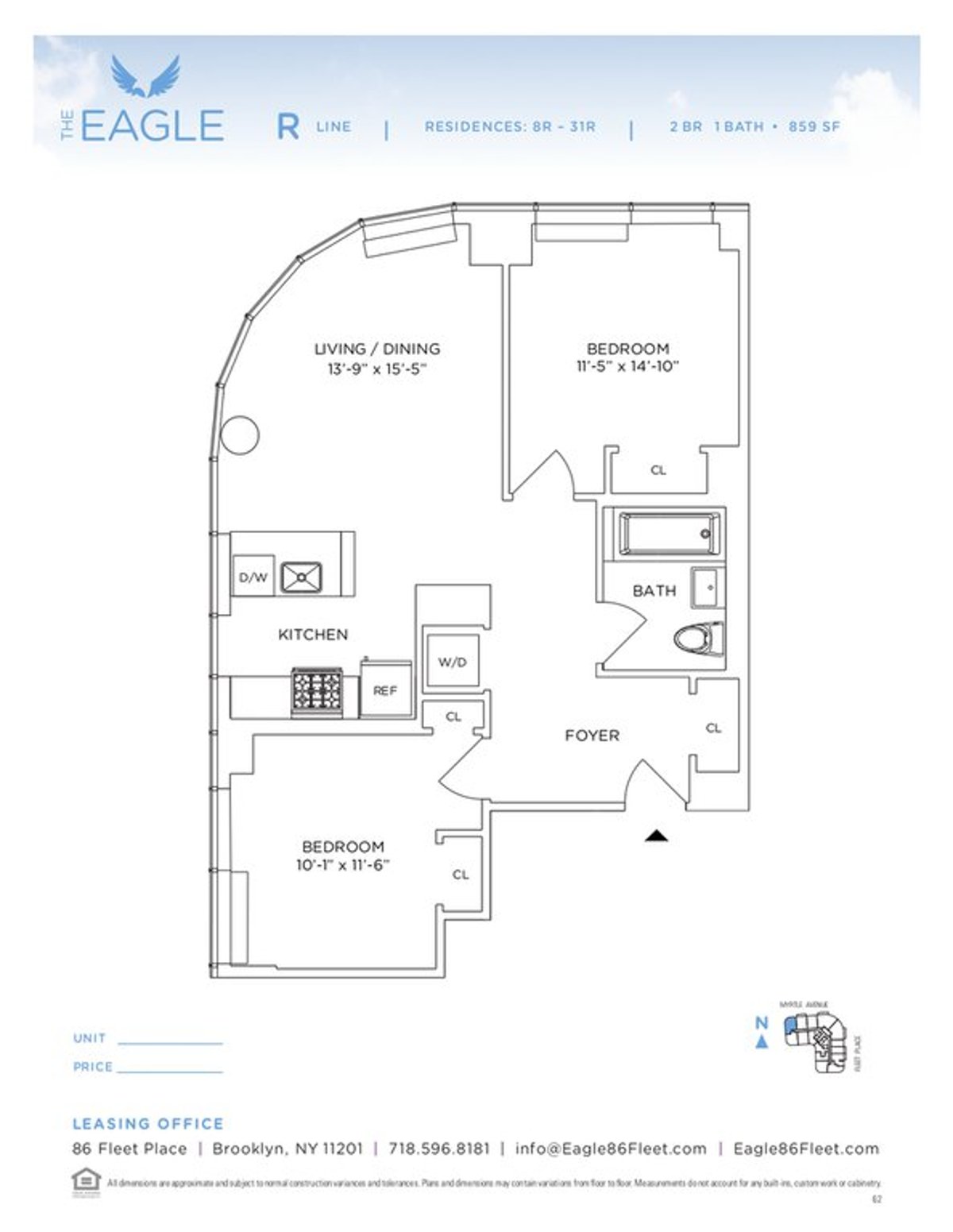 Photo for The Eagle - 86 Fleet Place Rental Building in Fort Greene, Brooklyn