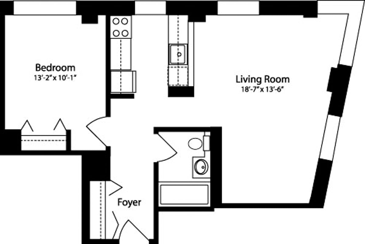 Photo for Hudson Crossing Apartments - 400 West 37th Street Rental Building in Hudson Yards, Manhattan