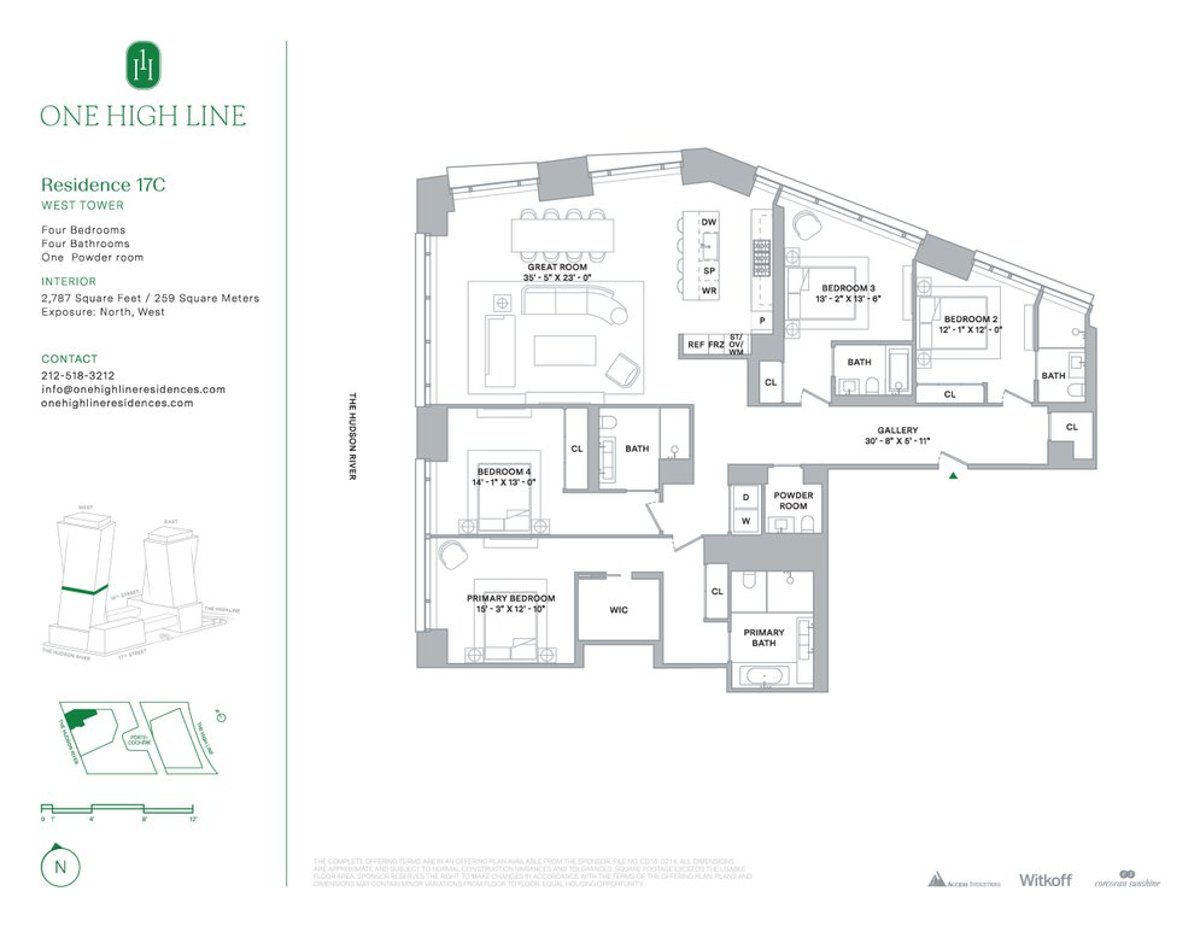 Photo for One High Line Residences - 500 West 18th Street Condominium in Chelsea, Manhattan