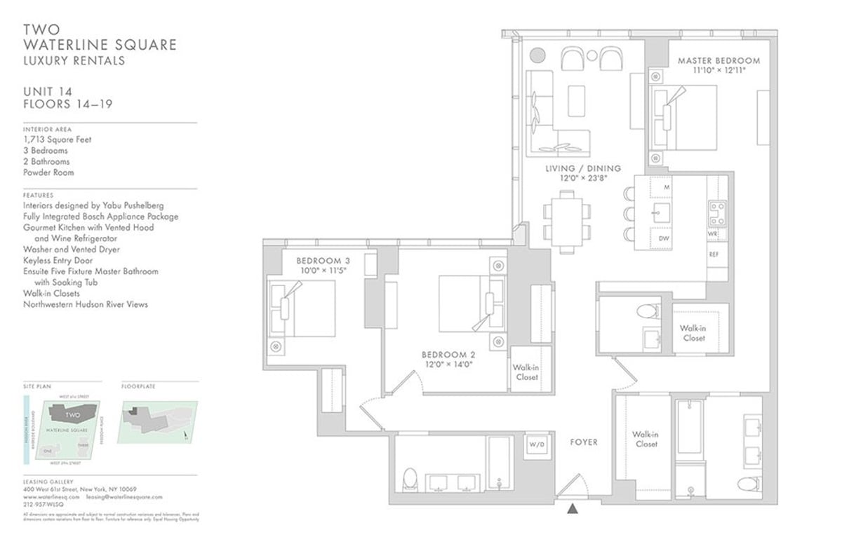 Photo for Two Waterline Square - 400 West 61St Street Condominium in Upper West Side, Manhattan