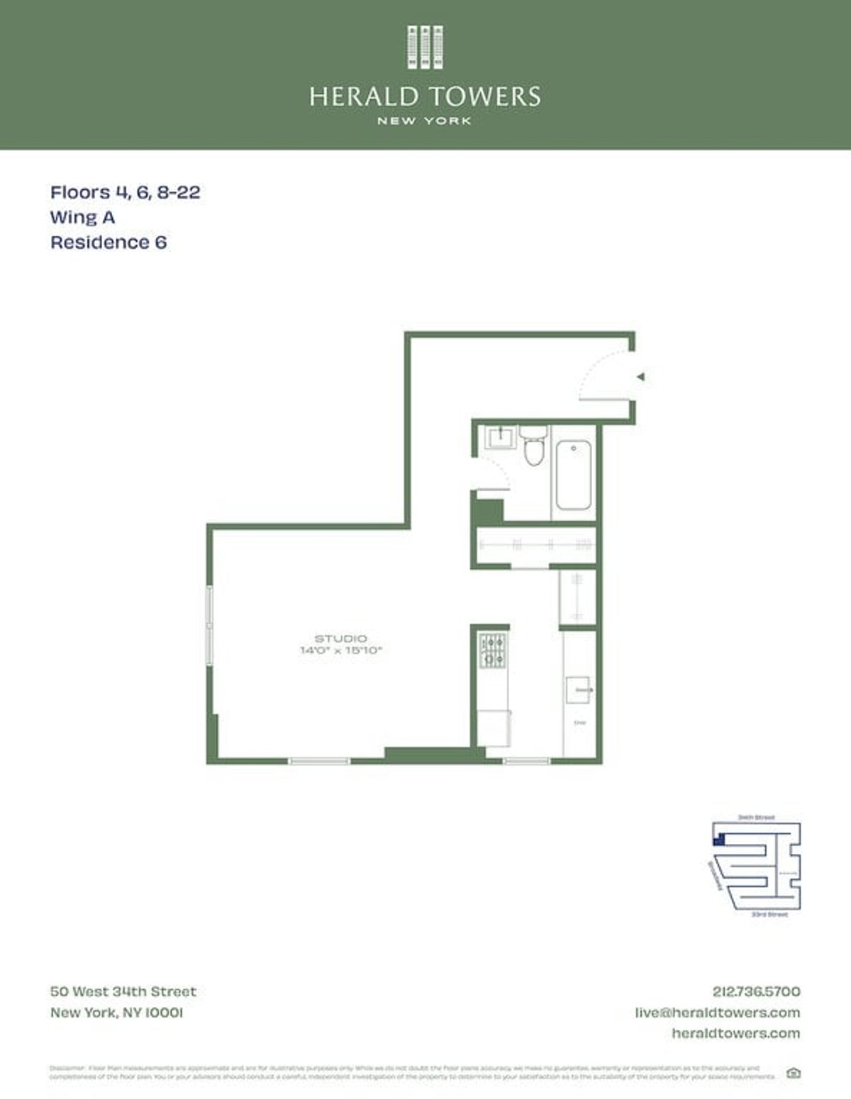 Photo for Herald Towers NYC - 50 West 34th Street Rental Building in Midtown, Manhattan