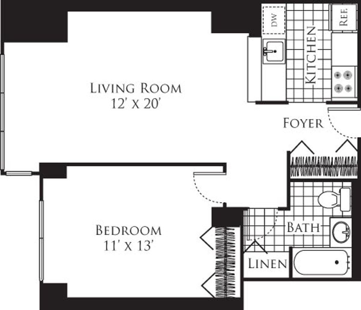 Photo for Longacre House - 305 West 50th Street Rental Building in Hell's Kitchen, Manhattan