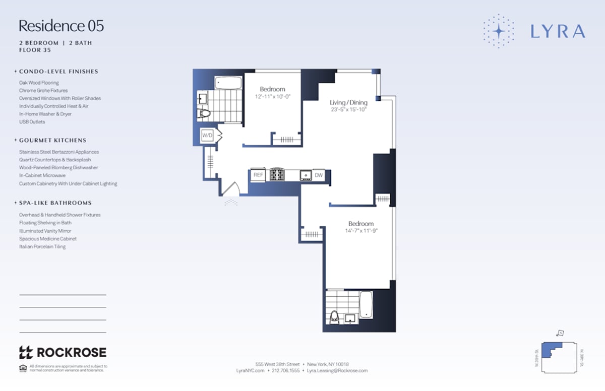 Photo for The Lyra - 555 W 38th Street Rental Building in Hudson Yards, Manhattan