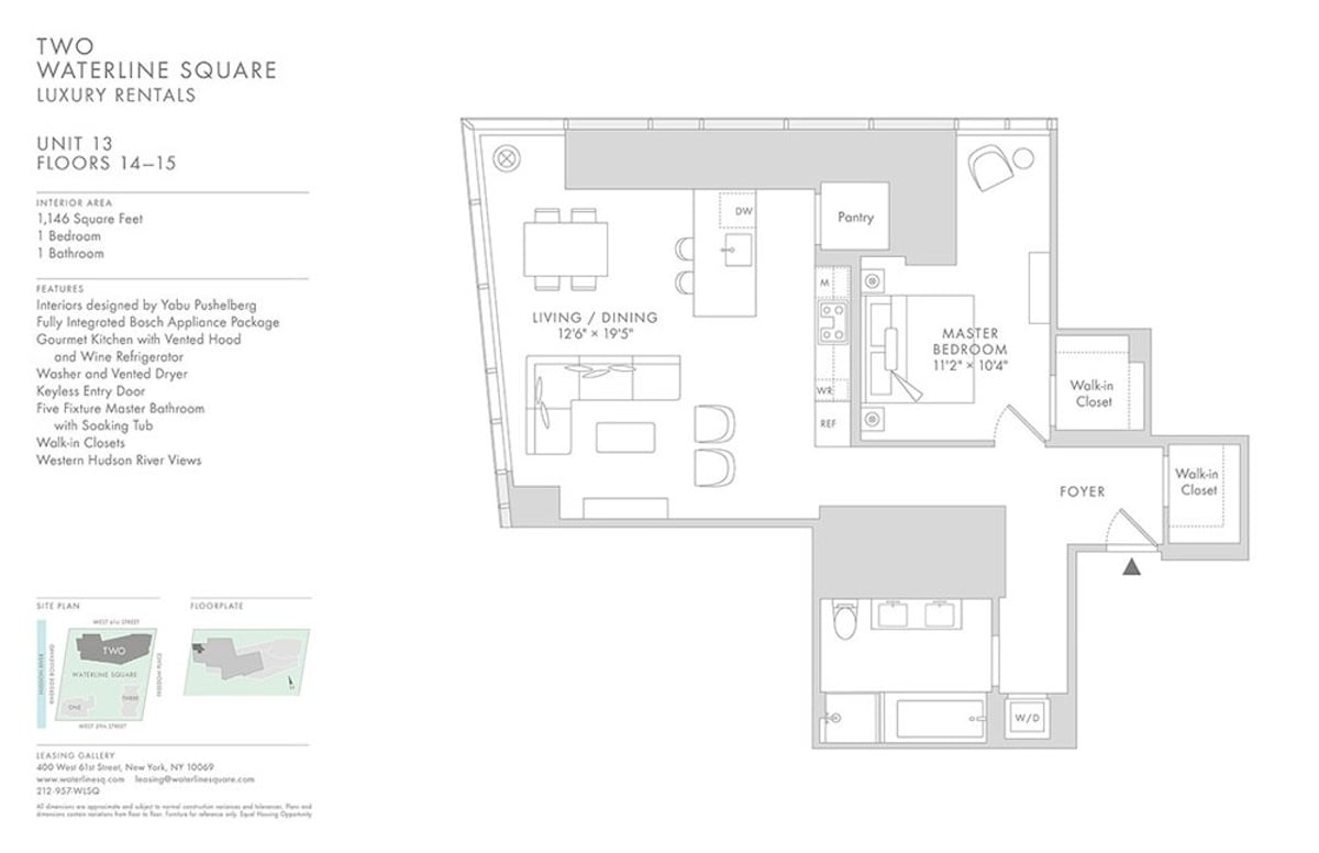 Photo for Two Waterline Square - 400 West 61St Street Condominium in Upper West Side, Manhattan