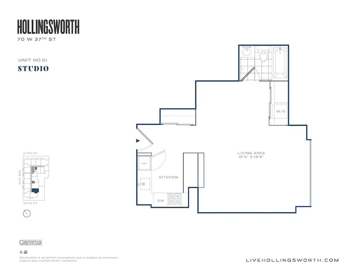 Photo for Hollingsworth - 70 West 37th Street Rental Building in Midtown South, Manhattan