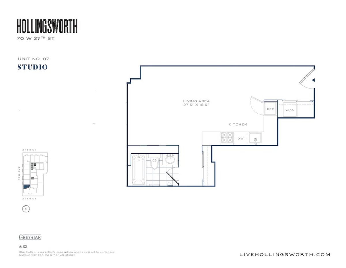 Photo for Hollingsworth - 70 West 37th Street Rental Building in Midtown South, Manhattan