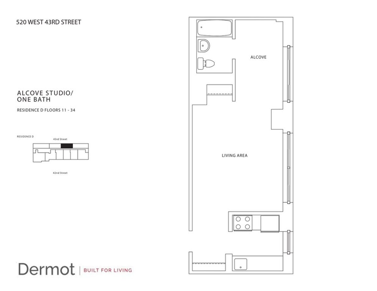 Photo for The Landon - 520 West 43rd Street Rental Building in Hell's Kitchen, Manhattan