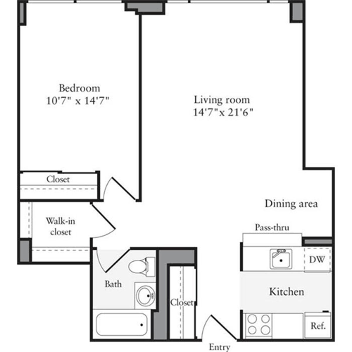 Photo for Archstone West 54th - 505 West 54th Street Rental Building in Hell's Kitchen, Manhattan