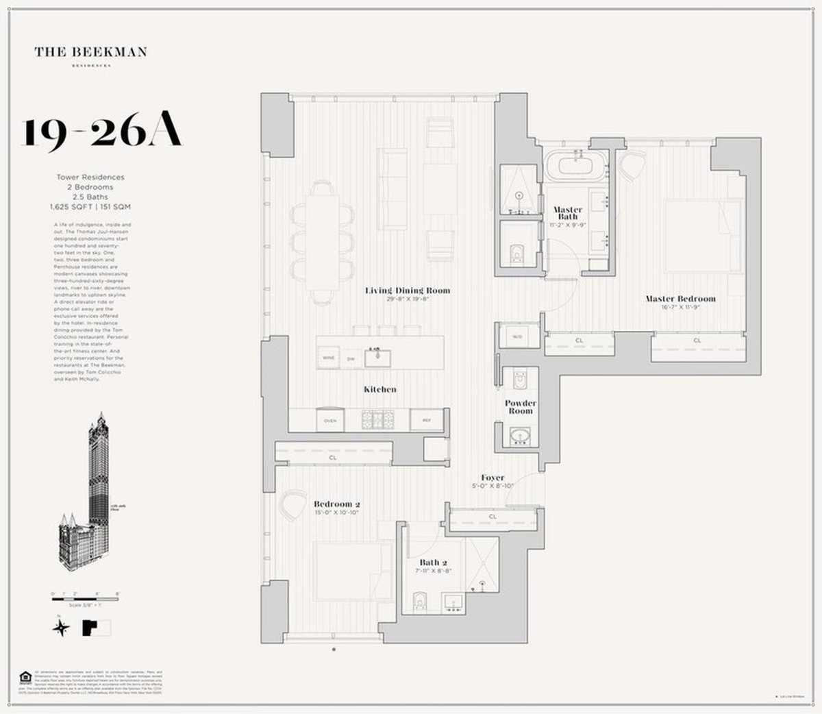 Photo for The Beekman Residences - 5 Beekman Street Condominium in Financial District, Manhattan