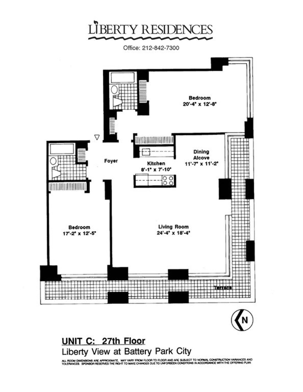 Photo for Liberty View - 99 Battery Place  (Cps1 Cd88-319) Condominium in Battery Park City, Manhattan