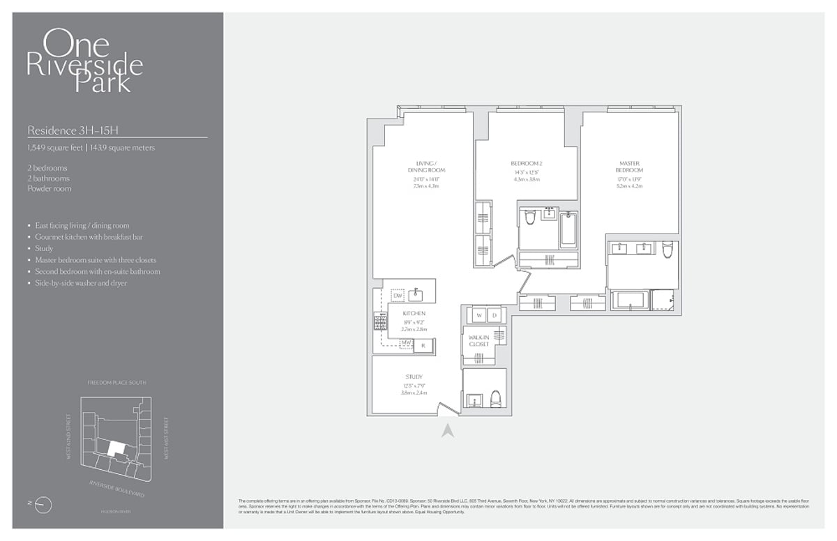 Photo for One Riverside Park - 50 Riverside Boulevard Condominium in Upper West Side, Manhattan