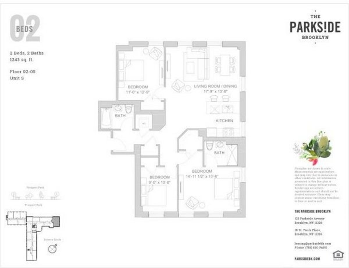 Photo for The Parkside - 125 Parkside Avenue Rental Building in Prospect Park South, Brooklyn