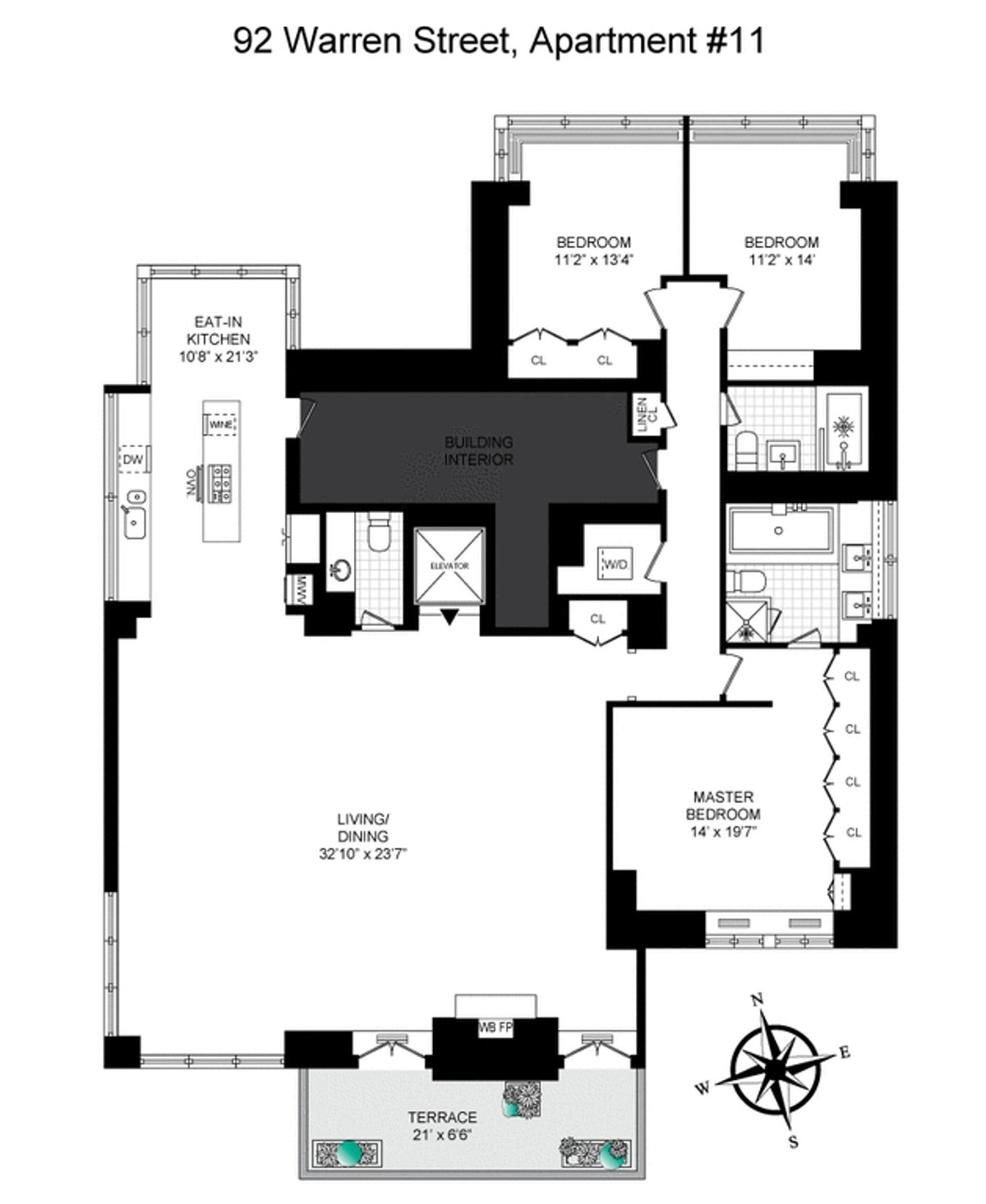 Photo for 92 WARREN STREET - 92 Warren Street Condominium in Tribeca, Manhattan