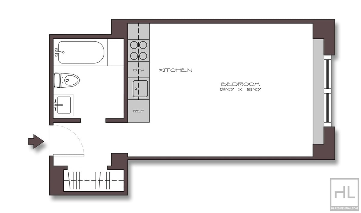 RENT STABILIZED Studio in a Luxury Building 666 WEST END AVENUE