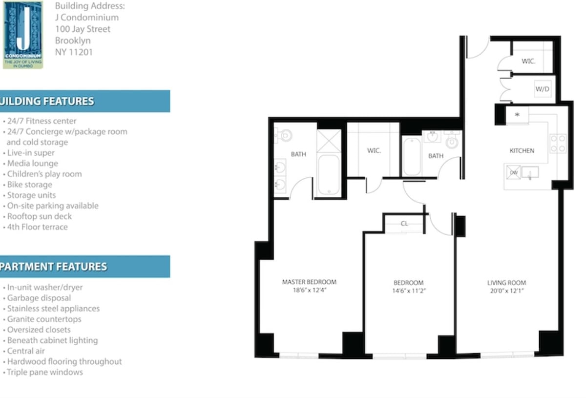 LUXURY AND MODERN 2 BEDROMS/ 2 FULL BATH W/ FULL AMENITIES JAY STREET