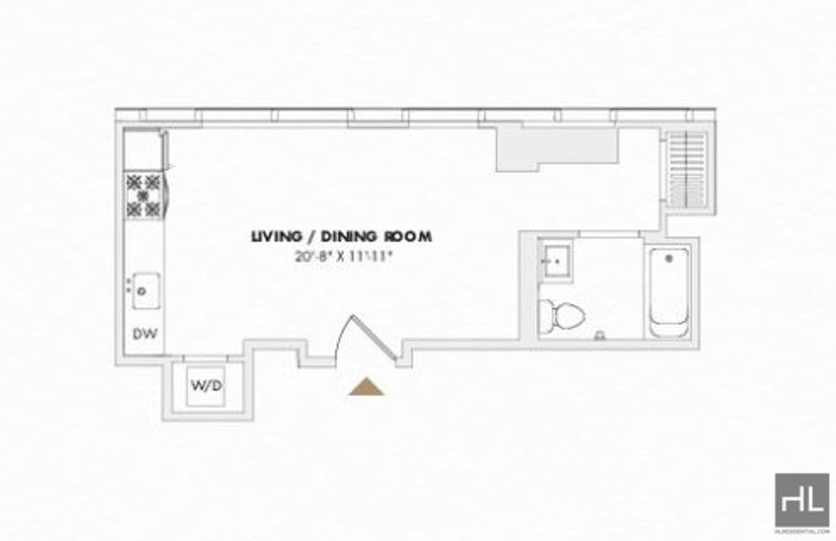 NO fee NEW DEVELOPMENT STUDIO / Floor to cieling Windows / West 36th