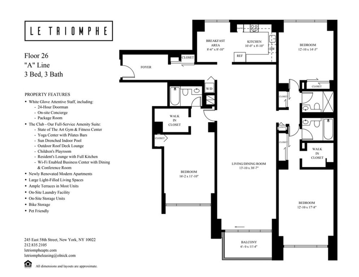 Photo for LE TRIOMPHE - 245 East 58th Street Rental Building in Sutton Place, Manhattan