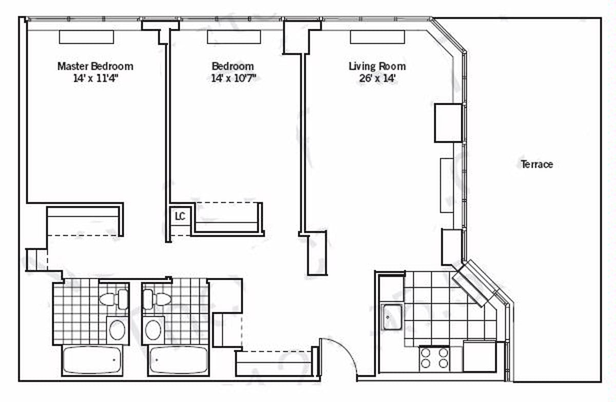 Photo for Hudson Landing - 561 10th Avenue Rental Building in Hell's Kitchen, Manhattan